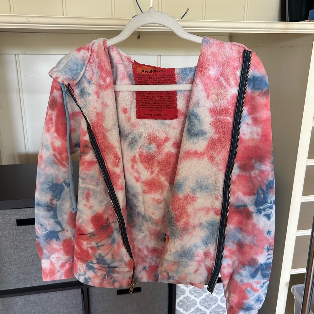 Aviator Nation woman’s tie-dye sweatshirt